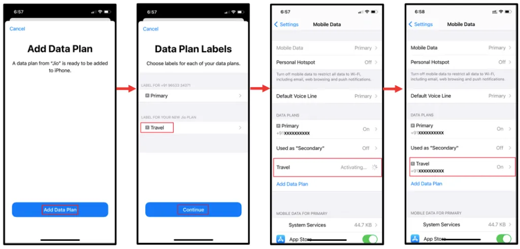 JIO ESIM IPHONE DATA PLAN